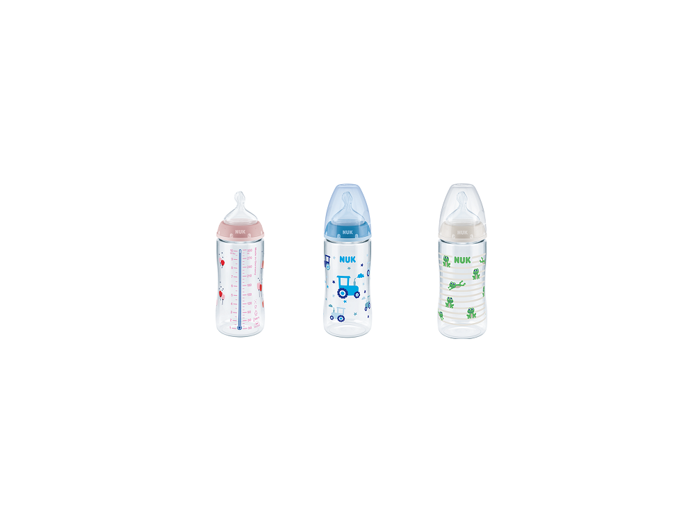 Nuk First Choice Bottle, Μπιμπερό Με Δείκτη Ελέγχου Θερμοκρασίας, 6-18m+, 300ml