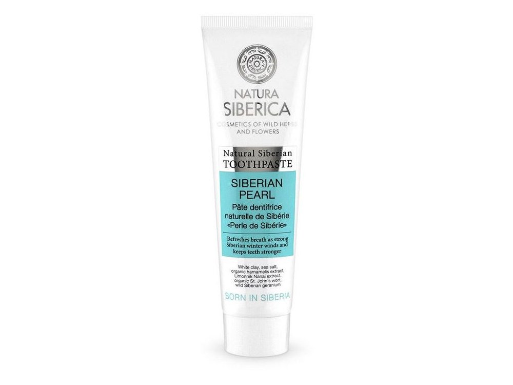 Natura Siberica Siberian Pearl, Φυσική Οδοντόκρεμα με Λευκό Άργιλο, 100ml