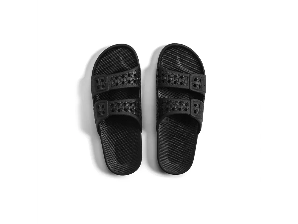 Freedomoses Γυναικεία Slide Πλατφόρμα, Paz Black, No40-41