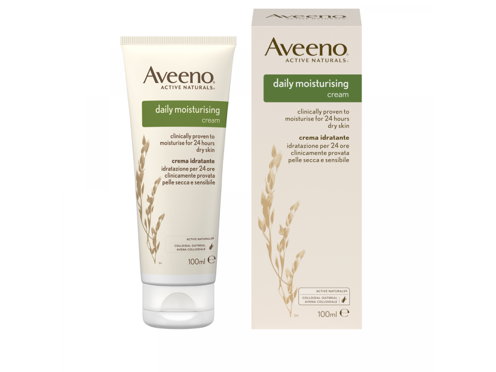 Aveeno® Daily Moisturising Cream Ενυδατική Κρέμα Σώματος, 100ml