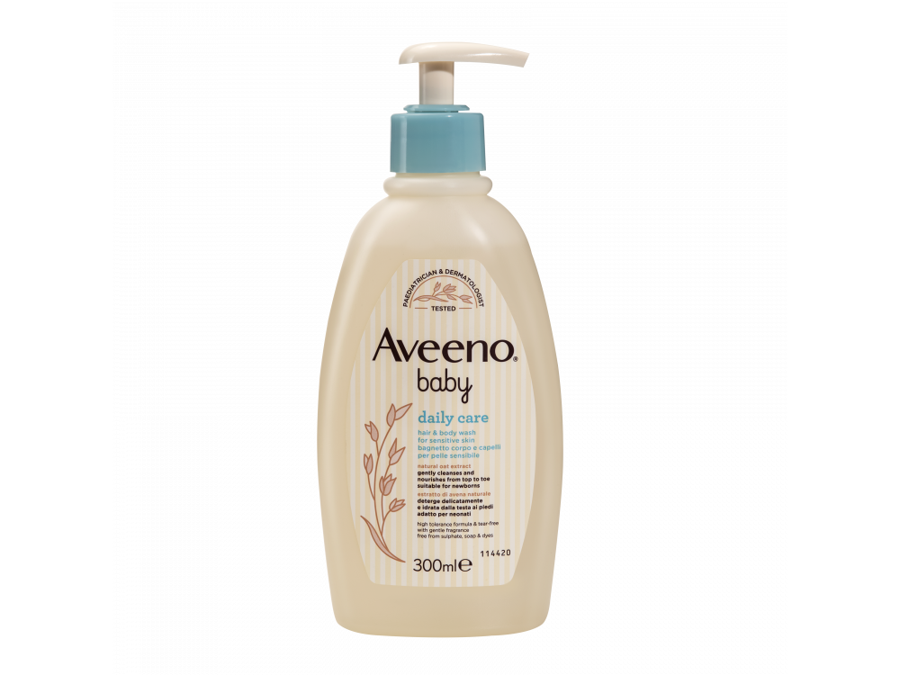 Aveeno® Baby Daily Care Υγρό Καθαρισμού Σώματος & Μαλλιών 300 ml