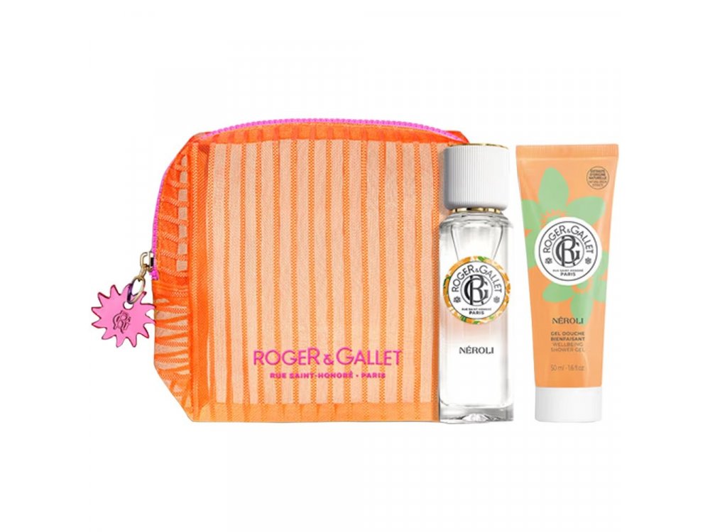 Roger & Gallet  με Ευεργετικό Αρωματισμένο Νερό Néroli 30ml & Ευεργετικό Αφρόλουτρο Néroli 50ml & Δώρο Νεσεσέρ 1 Τεμάχιο