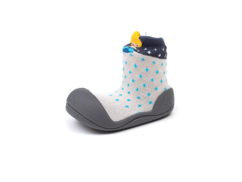 Attipas Princess Gray, Καλτσό-παπουτσάκια, Νο22.5