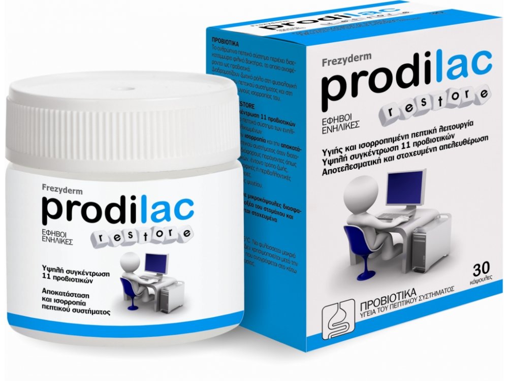 Frezyderm Prodilac Restore Προβιοτικά για Εφήβους & Ενήλικες, 30 caps