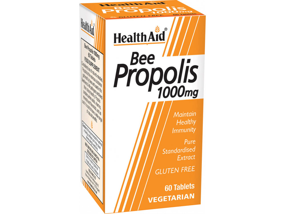 Health Aid Bee Propolis 1000mg Πρόπολη 60tabs