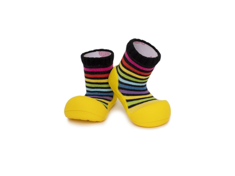 Attipas Rainbow Yellow, Καλτσό-παπουτσάκια, Νο25.5