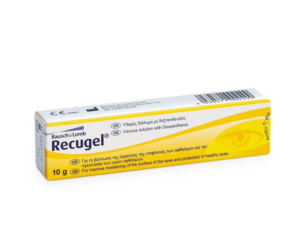 Bausch & Lomb Recugel Οφθαλμική Γέλη, 10ml