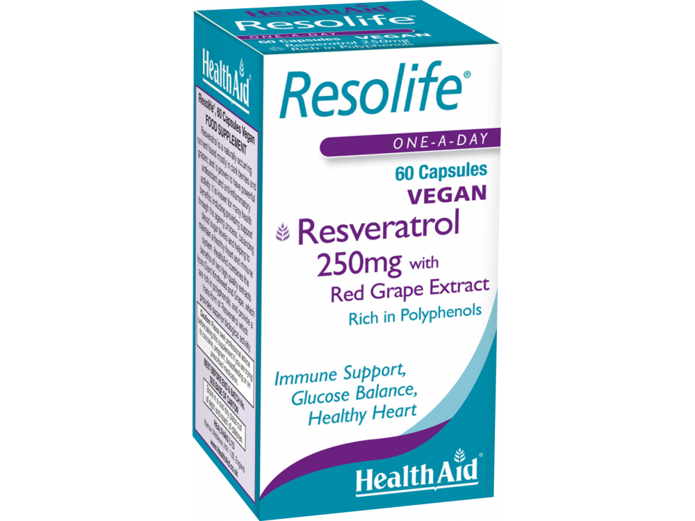 Health Aid Rezplife Resveratrol 250mg 60caps