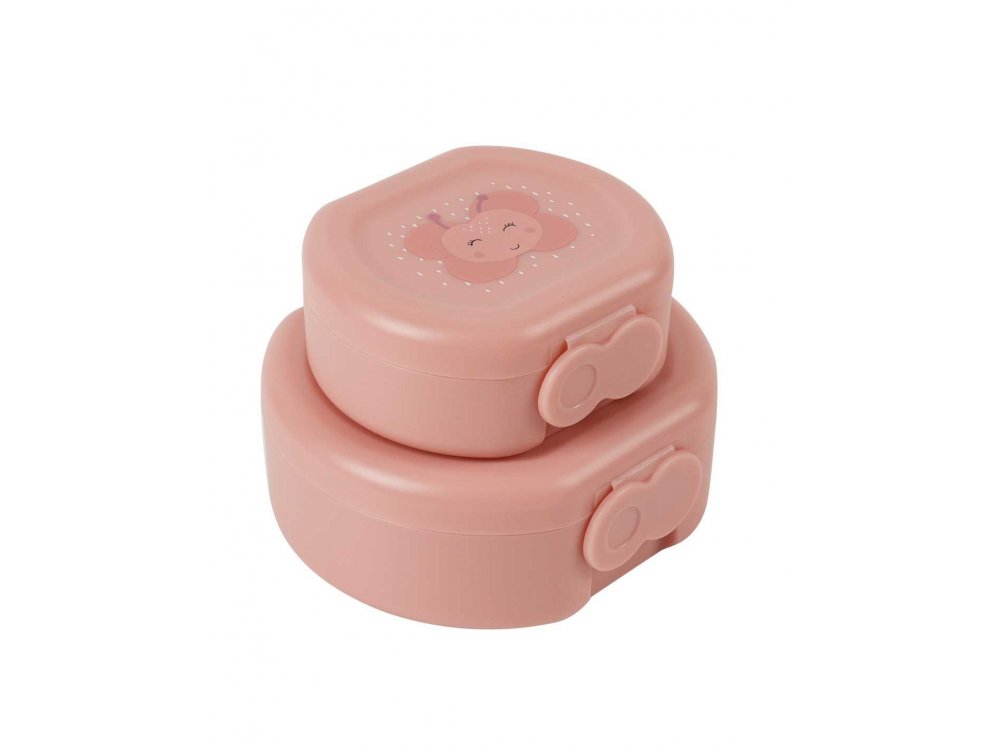 Trixie Snack box with clip Mrs. Butterfly, Φαγητοδοχεία με clip, 2τμχ