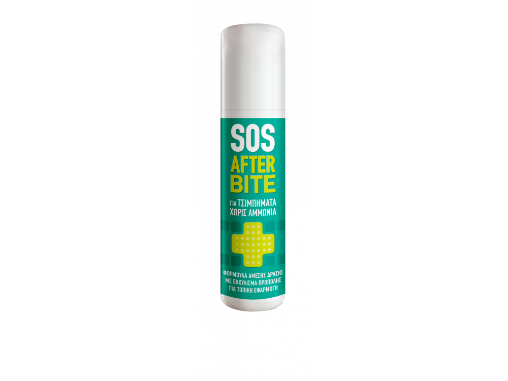 Pharmasept SOS After Bite Roll On Gel, Τζέλ για μετά το Τσίμπημα Χωρίς Αμμωνία, 15ml