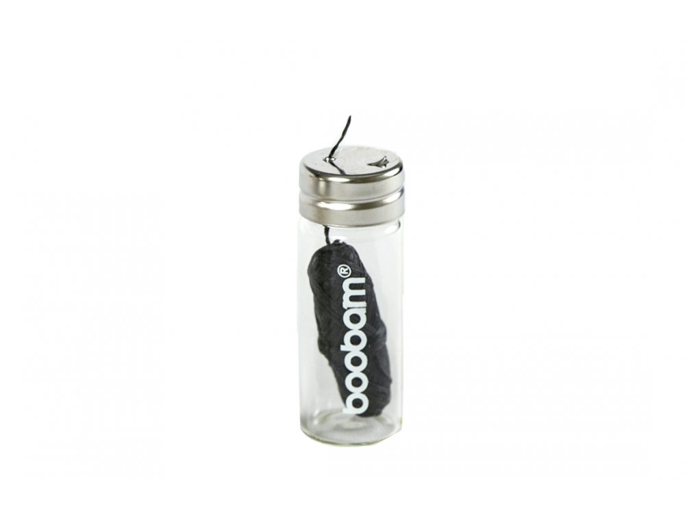 Boobam Bamboo Activated Charcoal Floss, 30m