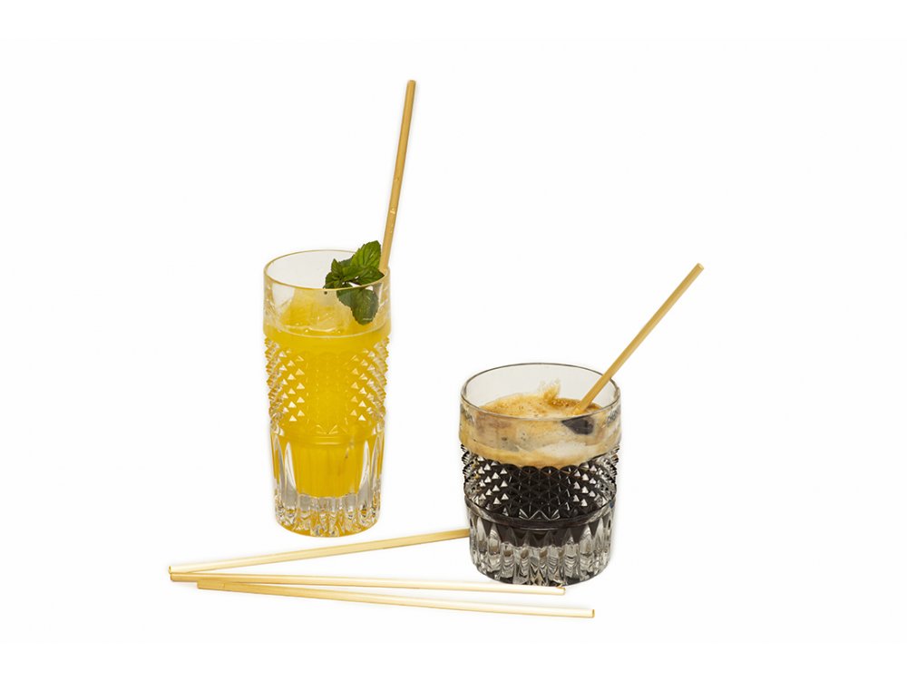 Boobam Straw Wheat Οικολογικά Καλαμάκια Σίτου, 100τμχ