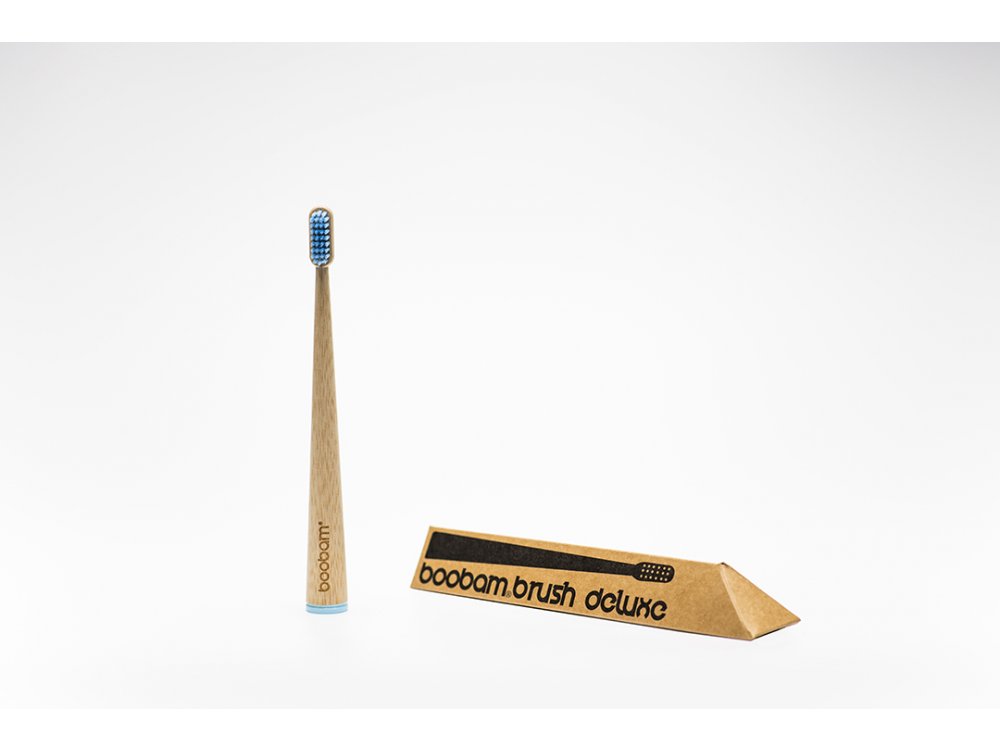 Boobam Brush Deluxe Adult, Sky Blue, Medium, Οδοντόβουρτσα Ενηλίκων