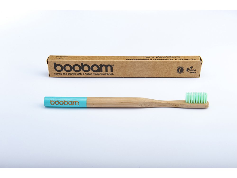 Boobam BrushStyle Adult Light Blue, Medium, Οδοντόβουρτσα Ενηλίκων