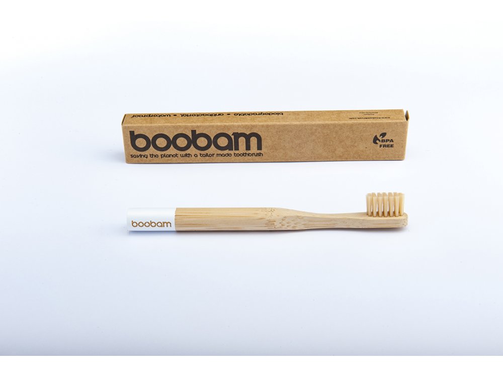 Boobam BrushStyle Kids White, Extra Soft, Οδοντόβουρτσα Παιδική