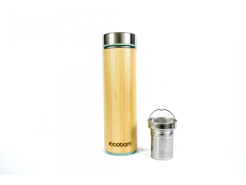 Boobam Tumbler Green, Μπουκάλι Θερμός για παρασκευή Ζεστών & κρύων ροφημάτων, 532ml