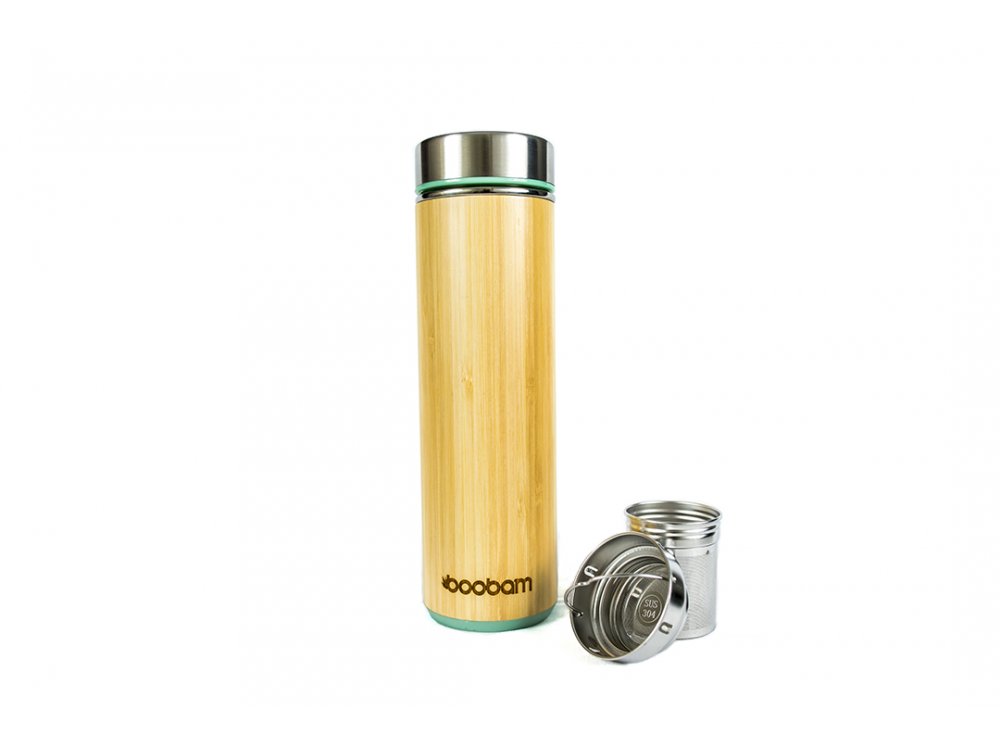 Boobam Tumbler Green, Μπουκάλι Θερμός για παρασκευή Ζεστών & κρύων ροφημάτων, 532ml