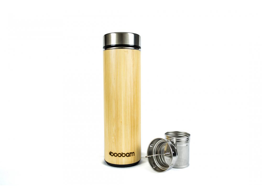 Boobam Tumbler Black, Μπουκάλι Θερμός για παρασκευή Ζεστών & κρύων ροφημάτων, 532ml