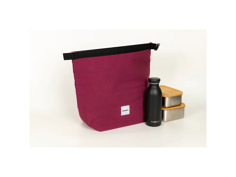 Boobam 2.0 Lunchbag, Τσάντα Φαγητού, Wine Red