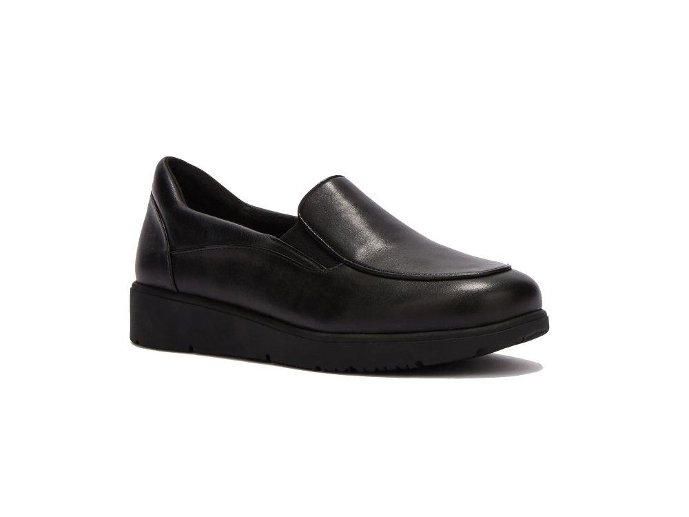 Scholl Billy Γυναικεία Ανατομικά Μοκασίνια Black, No39