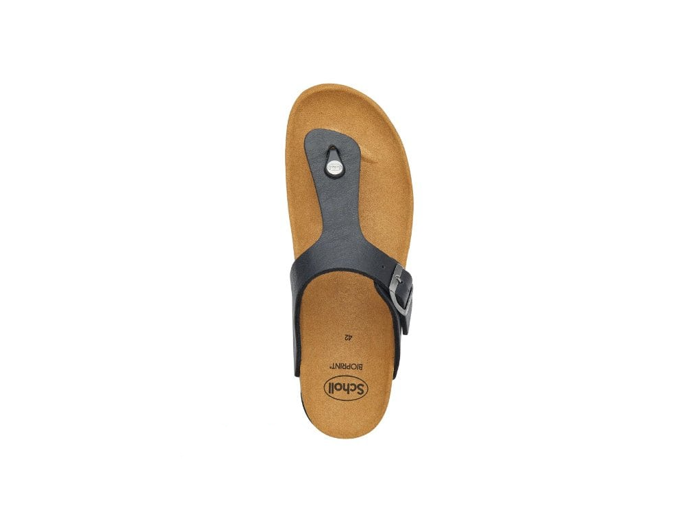 Scholl Evis Unisex Ανατομικό Σανδάλι Black, No44