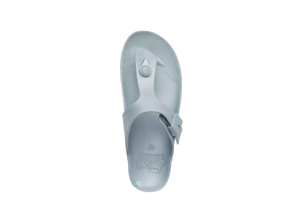 Scholl Bahia Flip- Flop Silver, Γυναικείο Ανατομικό Σανδάλι, Nο40