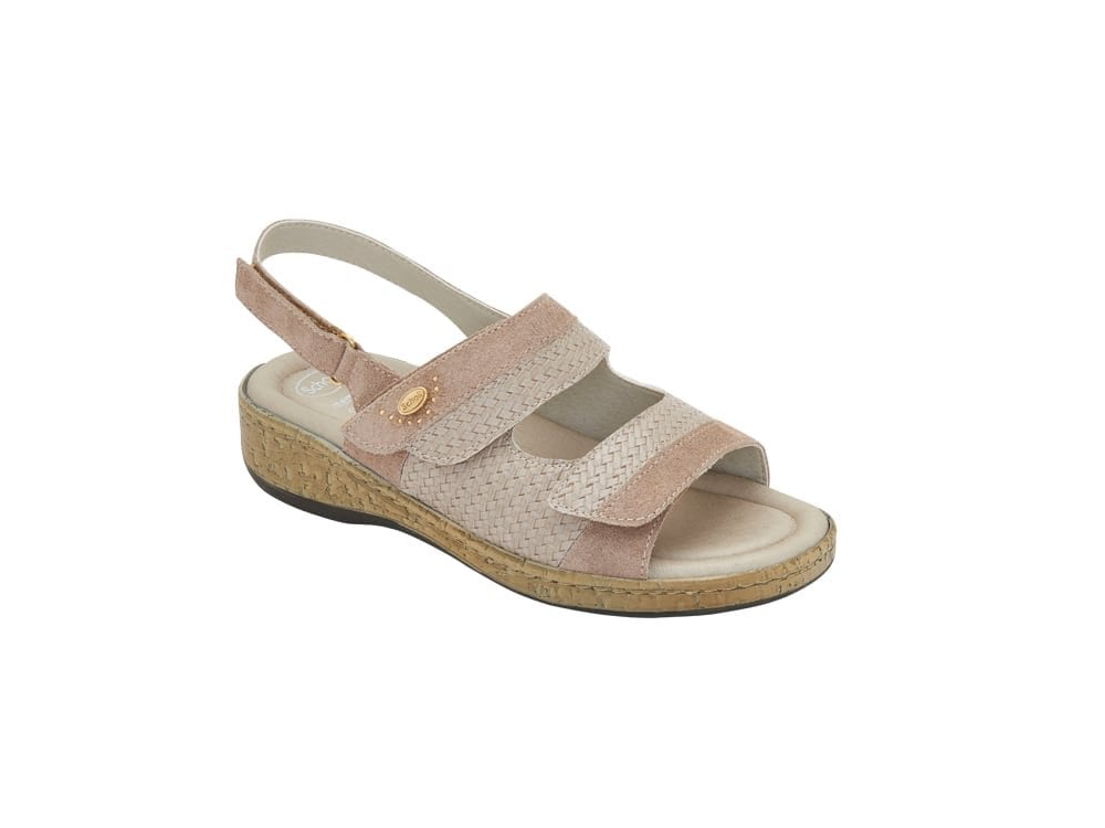 Scholl Marinella Sandal Taupe, Γυναικεία Ανατομικά Σανδάλια, No41