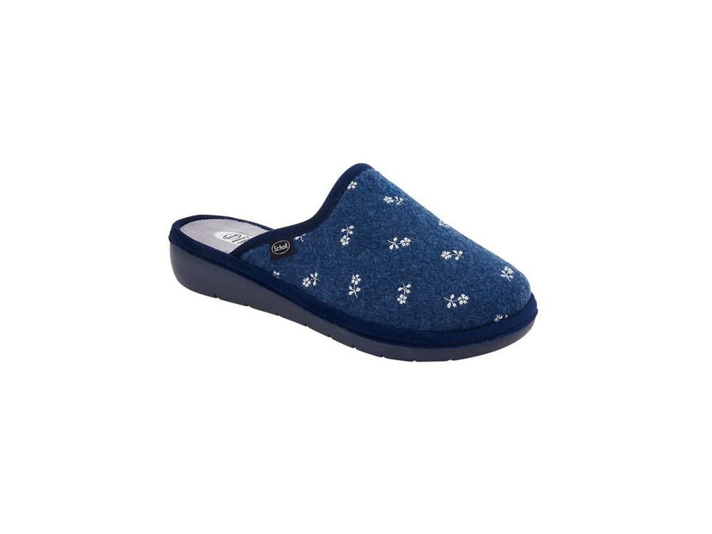 Scholl Lauren Navy Blue Γυναικεία Ανατομική Παντόφλα, Νο37