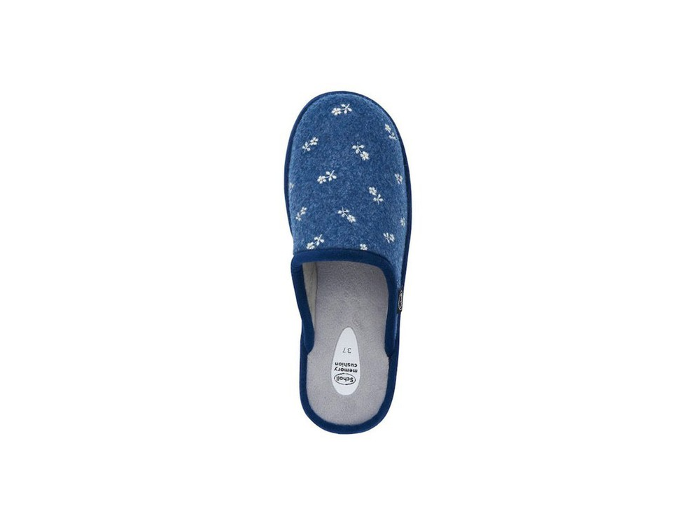 Scholl Lauren Navy Blue Γυναικεία Ανατομική Παντόφλα, Νο37