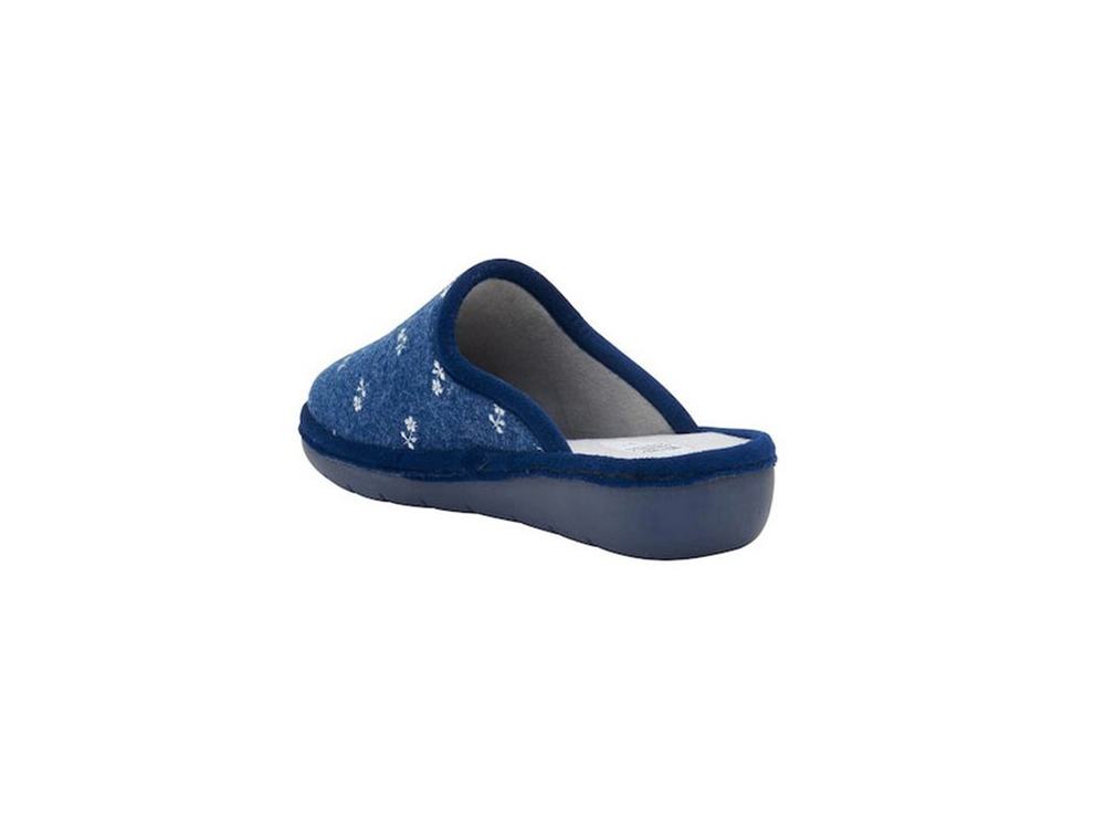 Scholl Lauren Navy Blue Γυναικεία Ανατομική Παντόφλα, Νο37