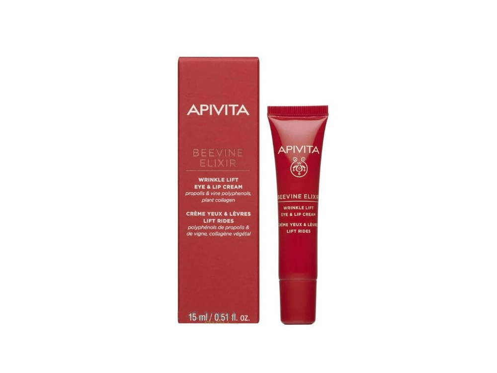 Apivita Beevine Elixir Wrinkle Lift Eye & Lip Cream Αντιρυτιδική Κρέμα Ματιών & Χειλιών, 15ml