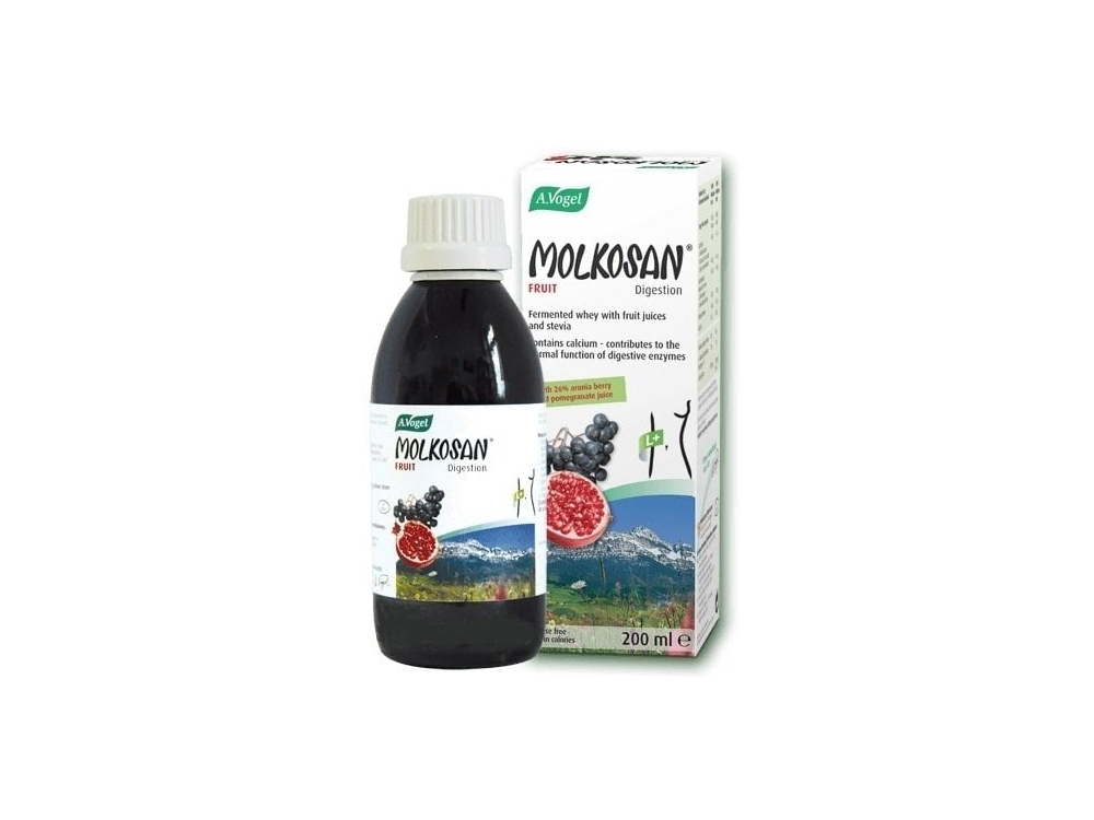 A. Vogel Molkosan Fruit Βιολογικό Πρεβιοτικό Ρόφημα από Ορό Τυρογάλακτος με Γεύση Φρούτων για Καθημερινή Χρήση, 200ml