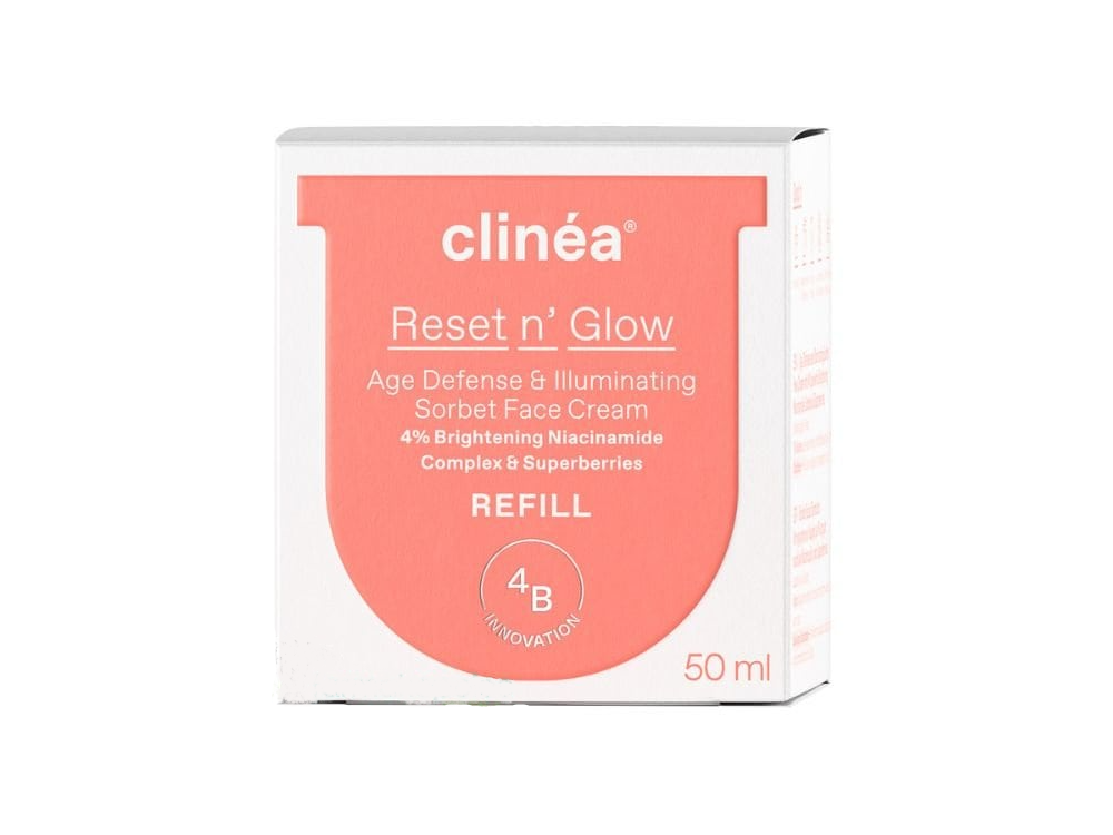 Clinea Reset n' Glow Sorbet Refill Κρέμα Προσώπου Αντιγήρανσης & Λάμψης, 50ml