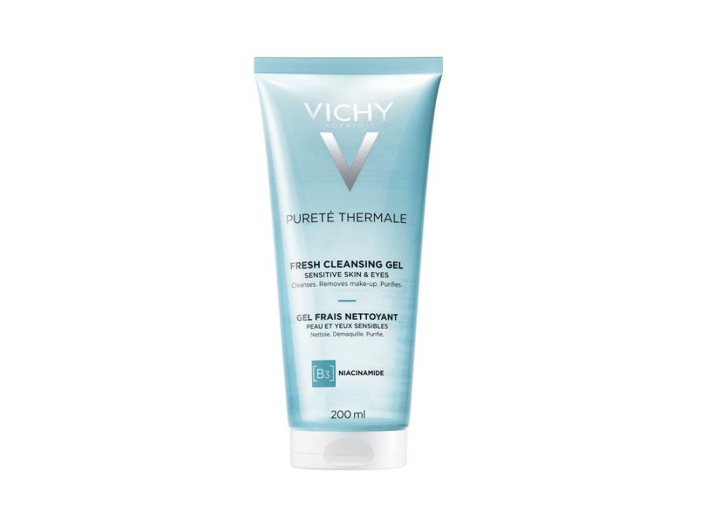 Vichy Purete Thermale Fresh Cleansing Gel B3, Δροσερό Gel Καθαρισμού Κατάλληλο για Ευαίσθητες Επιδερμίδες, 200ml