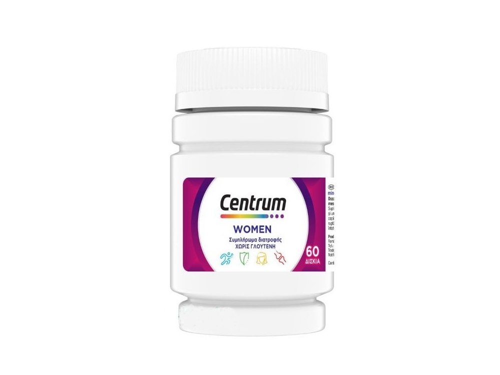 Centrum Women, Συμπλήρωμα Διατροφής με Ειδική Σύνθεση Βιταμινών και Μεταλλικών Στοιχείων για Γυναίκες, 60tabs