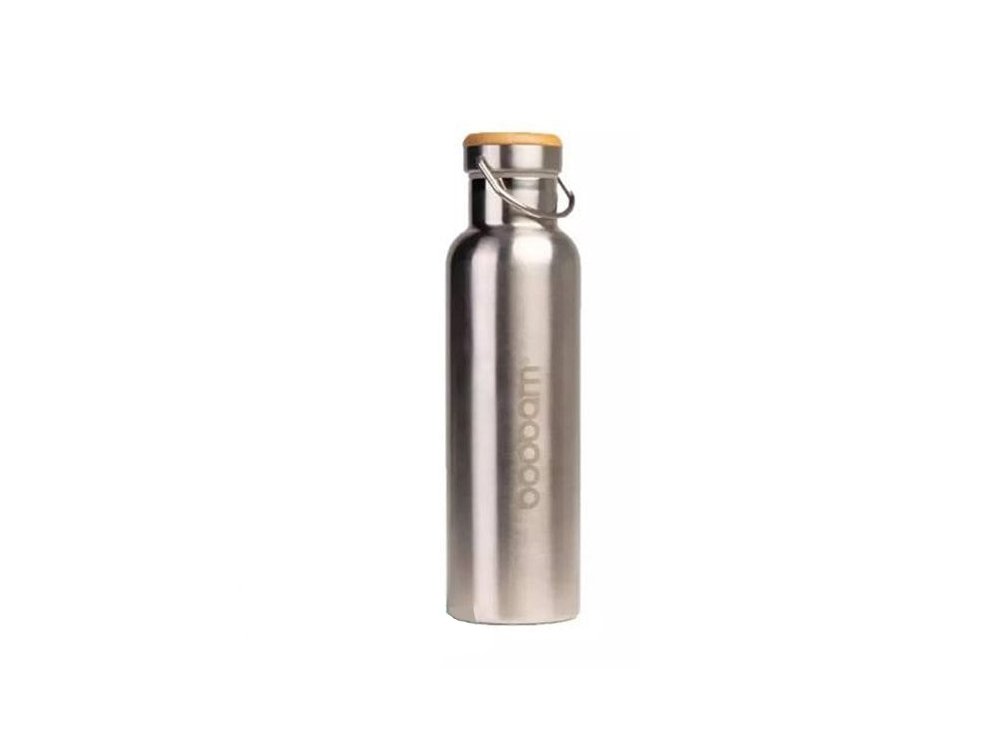 Boobam Bottle Ανοξείδωτο Ασημί Μπουκάλι Θερμός, 1000ml