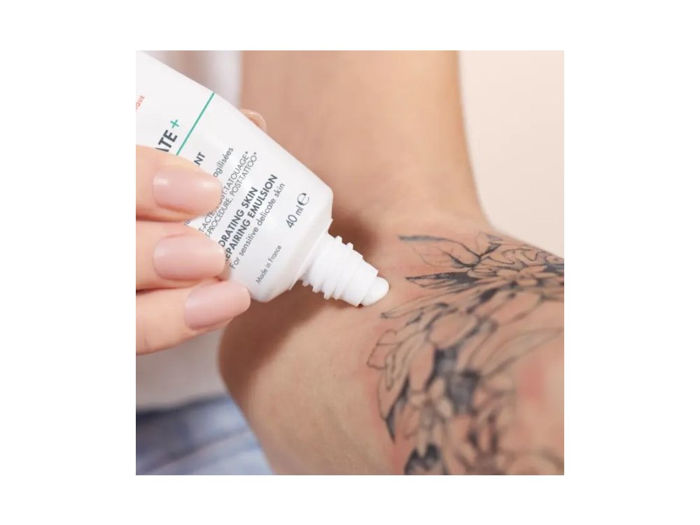 Avene Cicalfate+ Hydrating Skin Repairing Emulsion Post Tattoo Επανορθωτική Ενυδατική Φροντίδα Μετά από Τατουάζ, 40ml