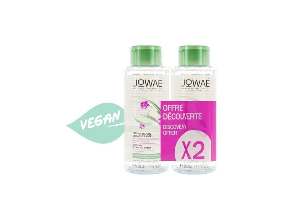 Jowae Promo Micellar Cleansing Water Νερό Kαθαρισμού για Πρόσωπο & Μάτια - Vegan Friendly, 2x400ml