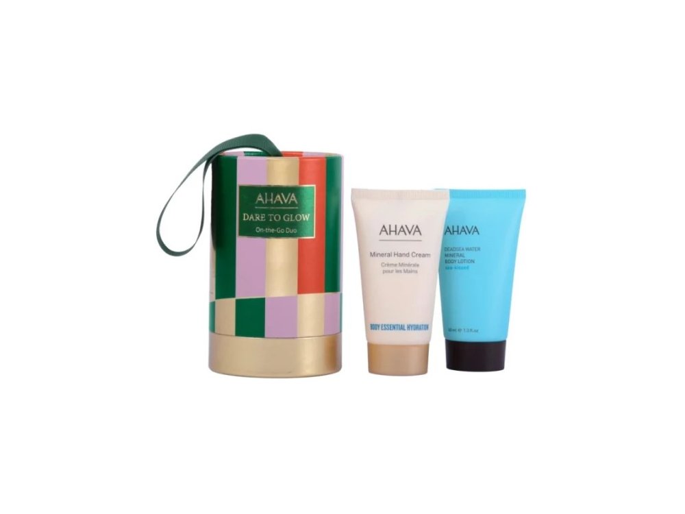 Ahava Promo Xmas25 On The Go Duo Mineral Hand Cream Κρέμα Χεριών 40ml & Mineral Sea-Kissed Body Lotion Γαλάκτωμα Σώματος 40ml
