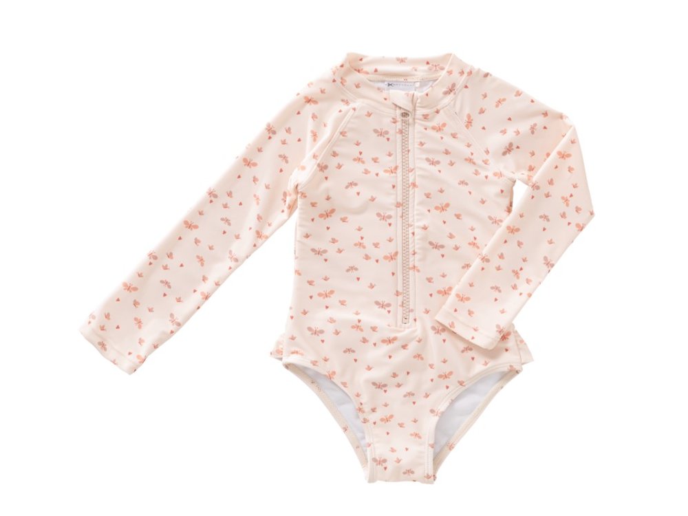 Fresk Ολόσωμο μαγιό με μανίκια και προστασία UV50 Butterflies 98/104, (3-4 ετών)