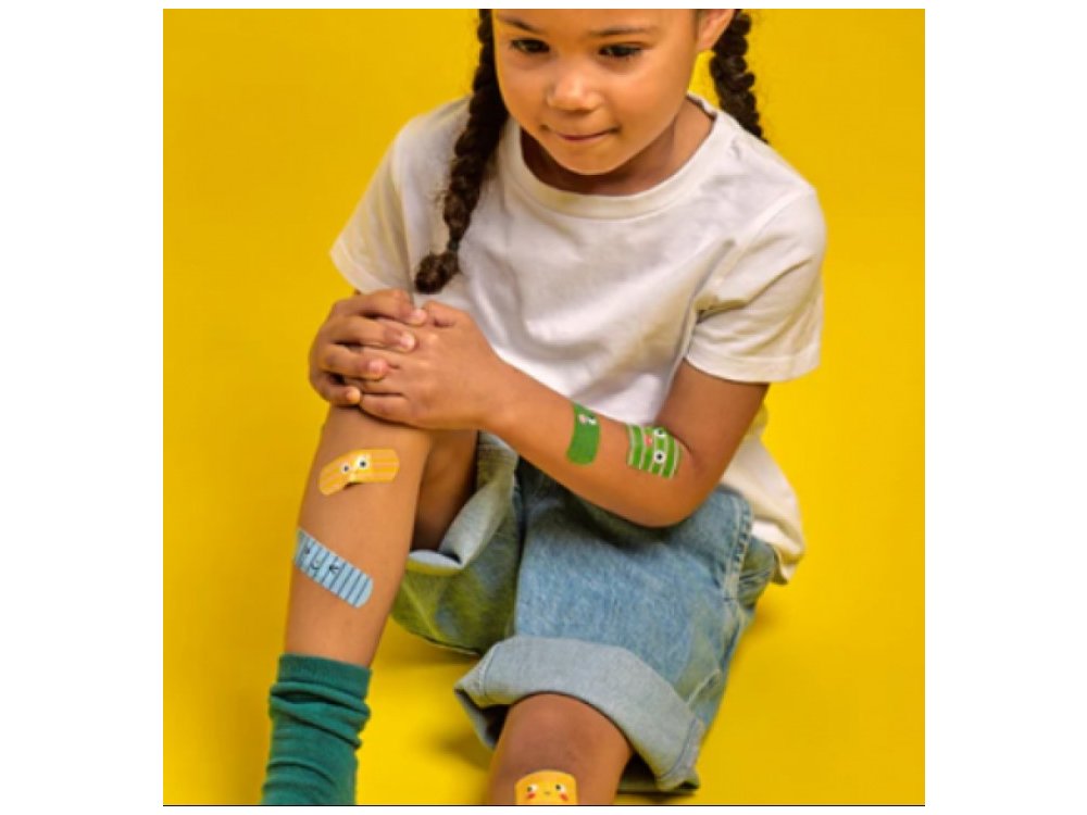 Kidoki Χρωματικοί Επίδεσμοι με Φιγούρες, 12τμχ