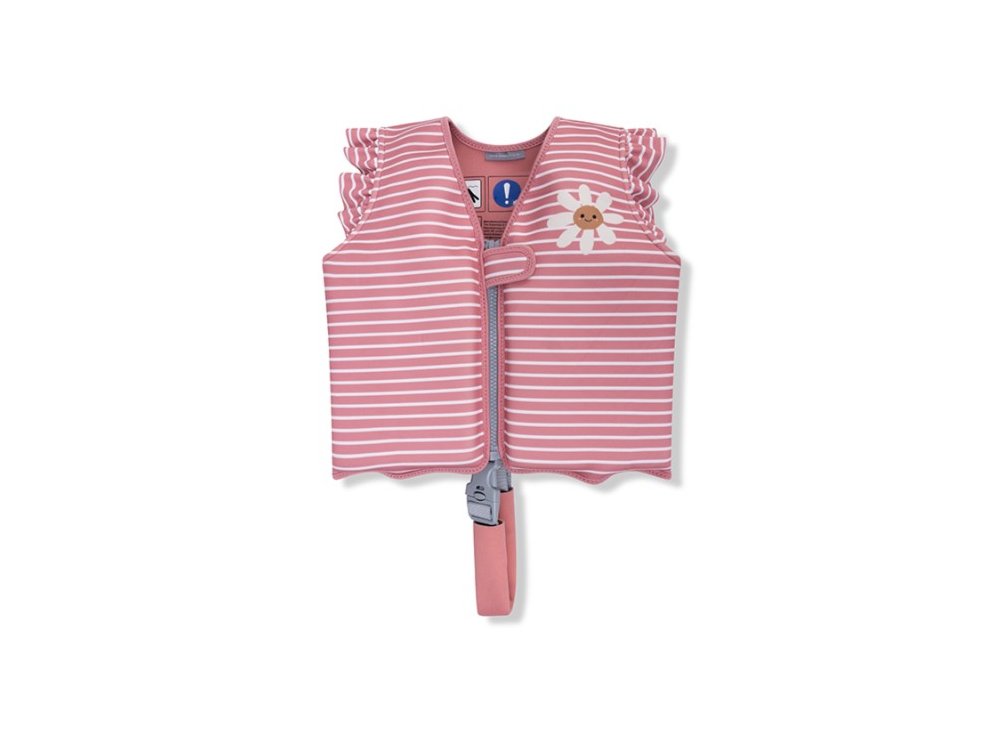 Swim Essentials: "Daisy Flower" Σωσίβιο γιλέκο κολύμβησης με ιμάντα ασφαλείας για παιδιά 3-6 ετών