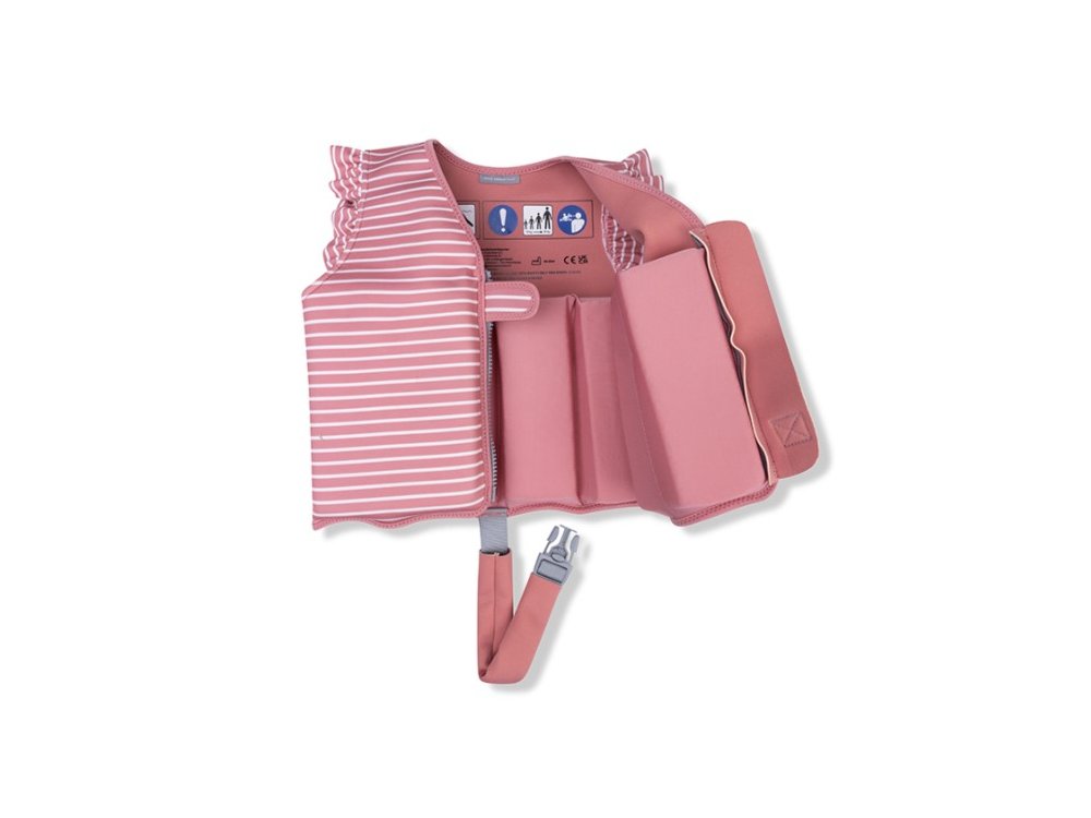 Swim Essentials: "Daisy Flower" Σωσίβιο γιλέκο κολύμβησης με ιμάντα ασφαλείας για παιδιά 3-6 ετών