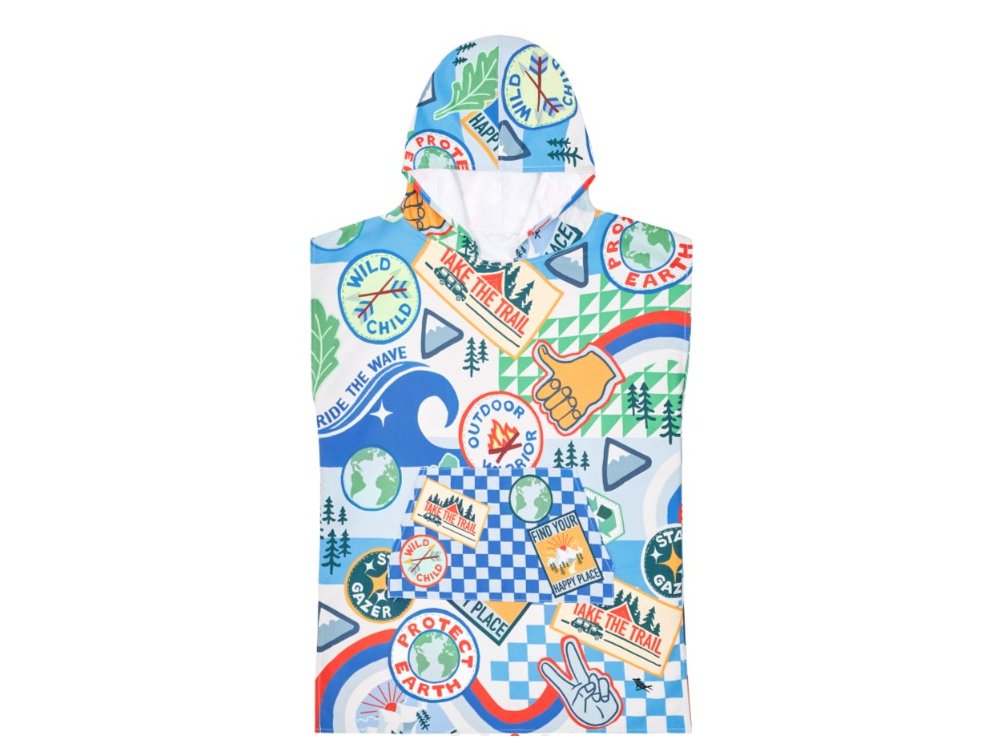 Dock & Bay Παιδικό πόντσο Into The Wild Microfiber , Microfiber, για 6-10 ετών