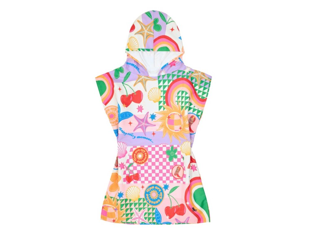 Dock & Bay Παιδικό πόντσο Good Vibes Out Microfiber , Microfiber, για 3-5 ετών