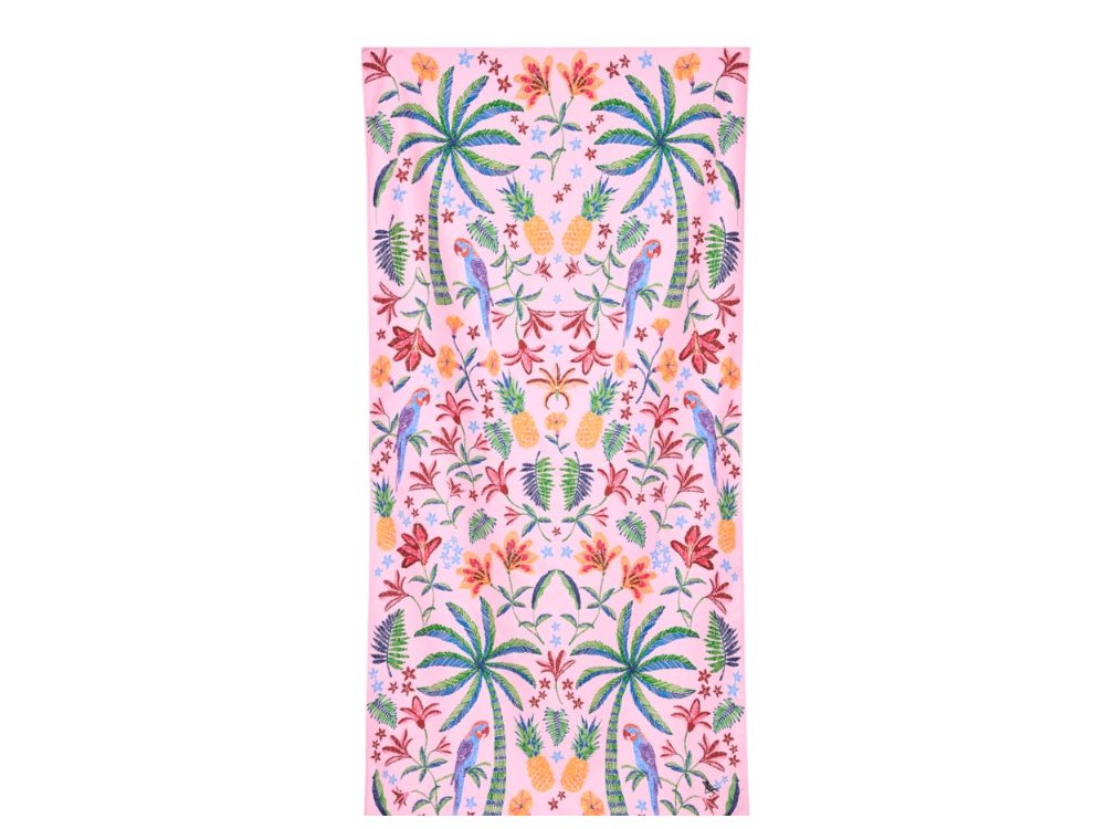 Dock & Bay: Πετσέτα θαλάσσης Quickdry - Pink Paradise (Μικροϊνες) XL (200x90εκ.)