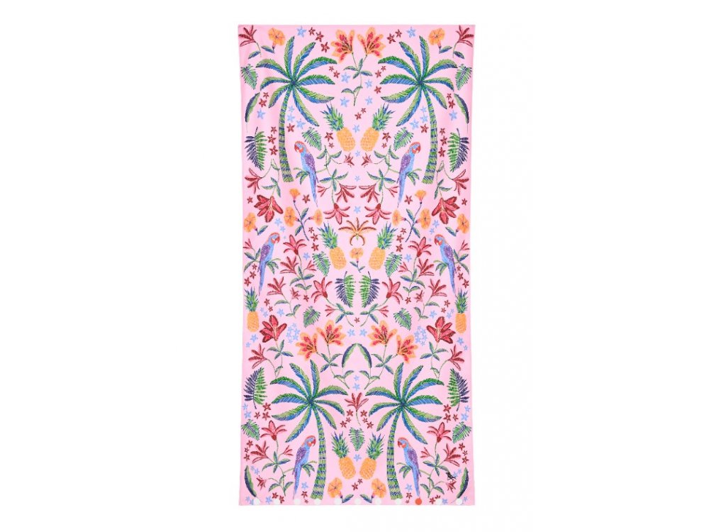 Dock & Bay: Πετσέτα θαλάσσης Quickdry Pink Paradise Microfiber (Μικροϊνες) L (160x90εκ.)