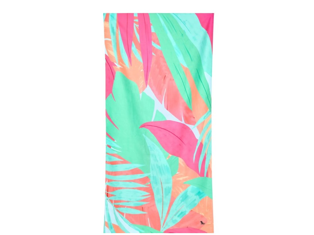 Dock & Bay: Πετσέτα θαλάσσης Quickdry - Hot Tropics (Μικροϊνες) XL (200x90εκ.)