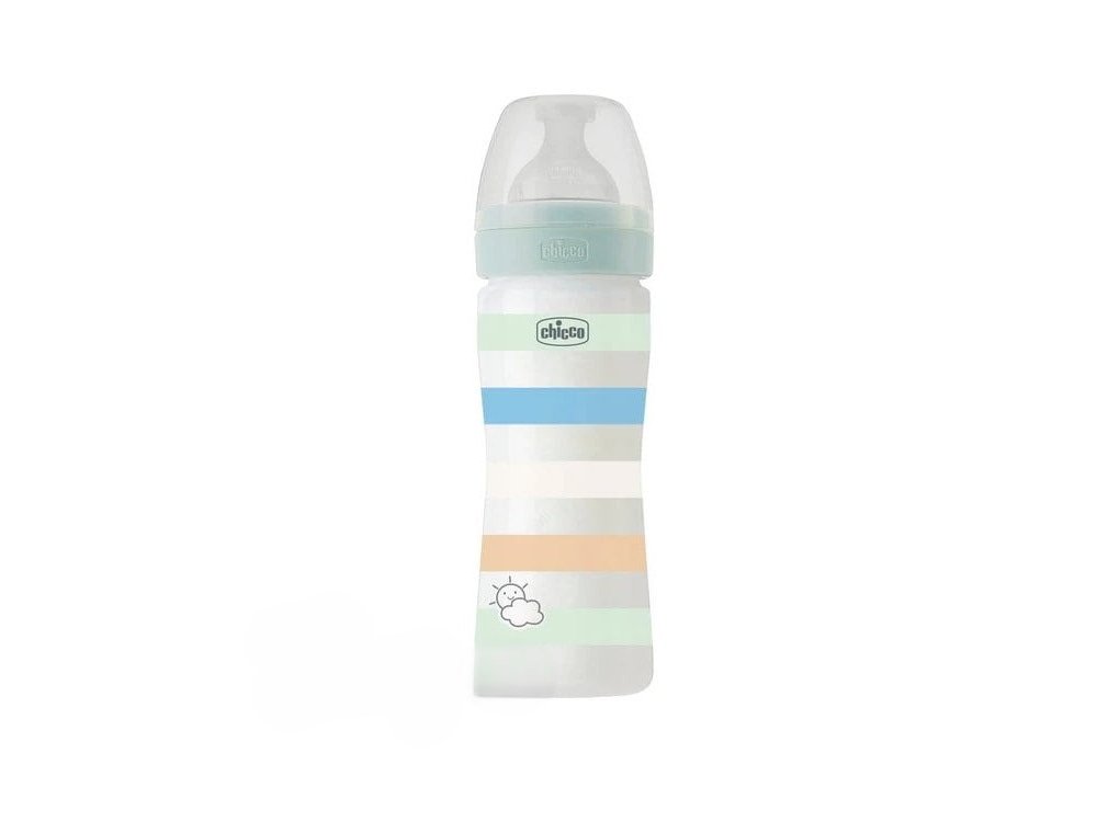 Chicco Well Being Πλαστικό Μπιμπερό κατά των Κολικών 2m+, 250ml