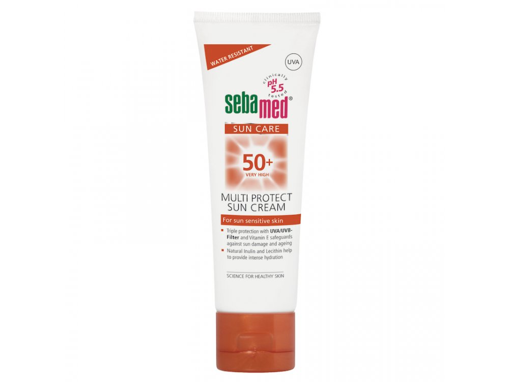 Sebamed Sun Cream SPF50+, Αντηλιακή κρέμα για Πρόσωπο & Σώμα, 75ml